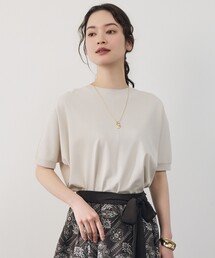クレープストレッチドルマンスリーブ ニット