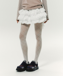 NYXX（エヌワイエックスエックス）の「BALLOON FRILL SKIRTPANTS WHITE（スカート）」