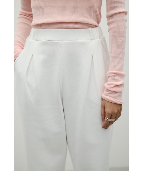 STYLEMIXER（スタイルミキサー）の「タックバレルスウェットパンツ（スウェットパンツ・レディース・グレー/ホワイト・SMALL/MEDIUM）」の7枚目の写真