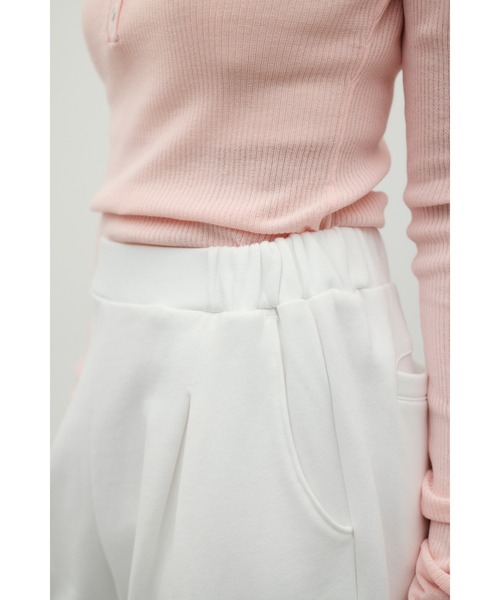 STYLEMIXER（スタイルミキサー）の「タックバレルスウェットパンツ（スウェットパンツ・レディース・グレー/ホワイト・SMALL/MEDIUM）」の8枚目の写真