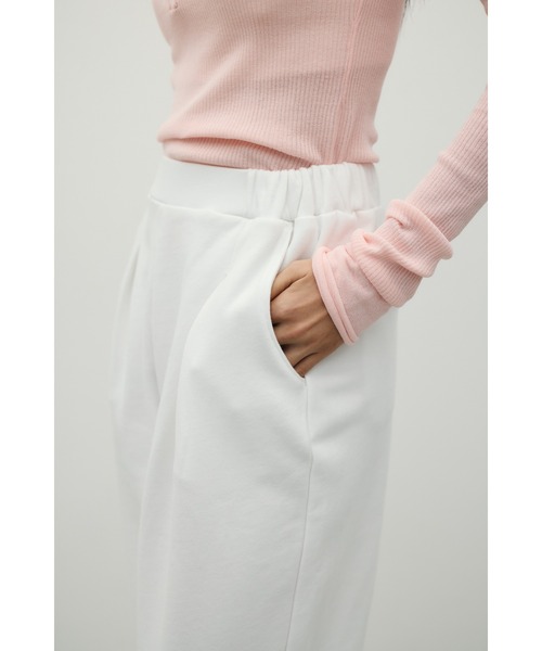 STYLEMIXER（スタイルミキサー）の「タックバレルスウェットパンツ（スウェットパンツ・レディース・グレー/ホワイト・SMALL/MEDIUM）」の9枚目の写真
