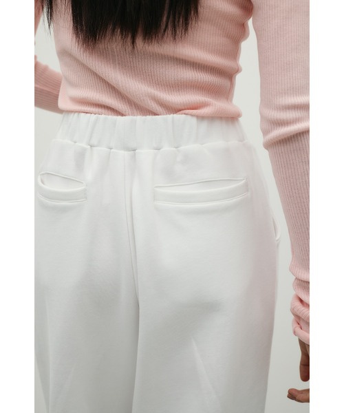 STYLEMIXER（スタイルミキサー）の「タックバレルスウェットパンツ（スウェットパンツ・レディース・グレー/ホワイト・SMALL/MEDIUM）」の12枚目の写真