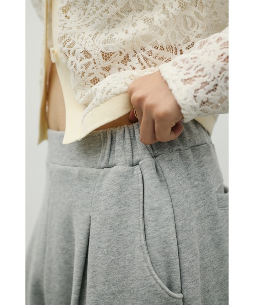 STYLEMIXER（スタイルミキサー）の「タックバレルスウェットパンツ（スウェットパンツ・レディース・グレー/ホワイト・SMALL/MEDIUM）」の17枚目の写真