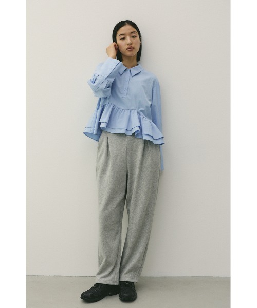 STYLEMIXER（スタイルミキサー）の「タックバレルスウェットパンツ（スウェットパンツ・レディース・グレー/ホワイト・SMALL/MEDIUM）」の14枚目の写真