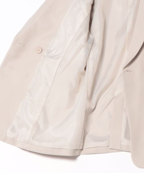 SWINGLE（スウィングル）の「ダブルテーラードジャケット（テーラードジャケット・レディース・ベージュ/ライトグレー/ダークブルー・MEDIUM/SMALL）」の14枚目の写真
