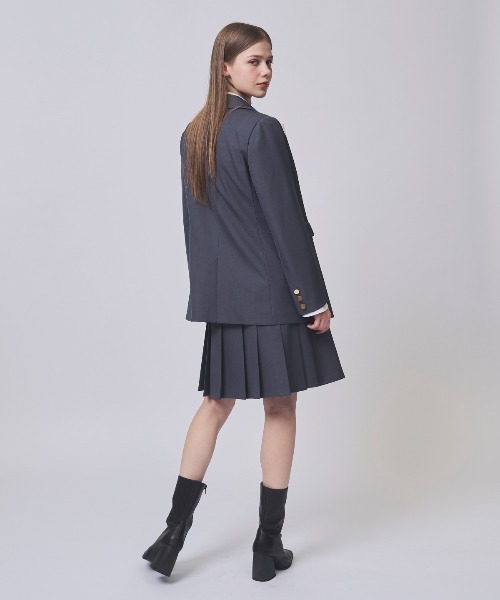 SWINGLE（スウィングル）の「ダブルテーラードジャケット（テーラードジャケット・レディース・ベージュ/ライトグレー/ダークブルー・MEDIUM/SMALL）」の12枚目の写真