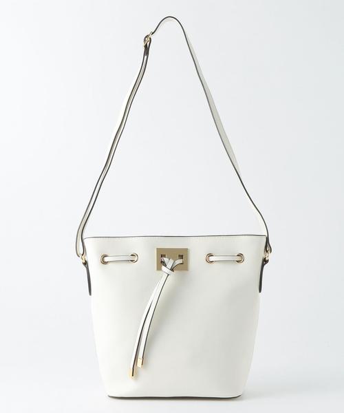 Another Edition（アナザーエディション）の「【WEB店舗限定】メタル巾着ショルダー/aeMFC ML キンチャク　SHLD（ショルダーバッグ・レディース・オフホワイト/ブラウン/ライトブルー・FREE）」の11枚目の写真