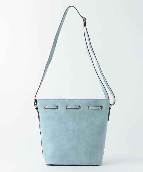 Another Edition（アナザーエディション）の「【WEB店舗限定】メタル巾着ショルダー/aeMFC ML キンチャク　SHLD（ショルダーバッグ・レディース・オフホワイト/ブラウン/ライトブルー・FREE）」の5枚目の写真