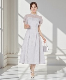 WILLSELECTION（ウィルセレクション）の「ジャガードタックフレアワンピース（ドレス）」