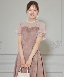 WILLSELECTION（ウィルセレクション）の「ジャガードタックフレアワンピース（ドレス）」