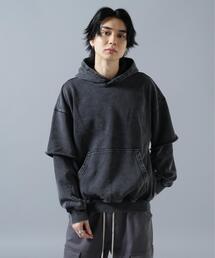 【WEB&DEPOT限定】DankeSchon/ダンケシェーン/LAYERED HOODIE