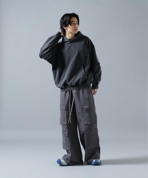 DANKE SCHON(ダンケシェーン)の「【WEB&DEPOT限定】DankeSchon/ダンケシェーン/LAYERED HOODIE(パーカー・レディース・ブラック・M/S/L)」の10枚目の写真