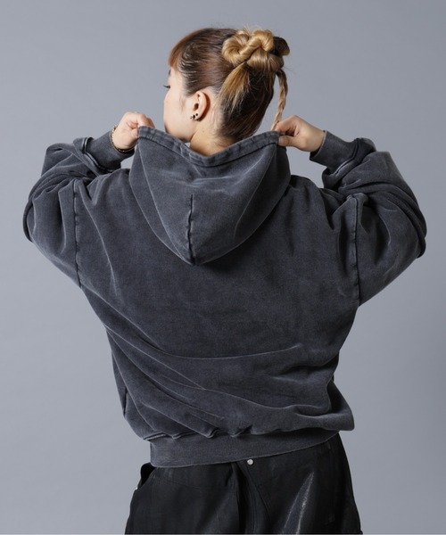 DANKE SCHON(ダンケシェーン)の「【WEB&DEPOT限定】DankeSchon/ダンケシェーン/LAYERED HOODIE(パーカー・レディース・ブラック・M/S/L)」の20枚目の写真