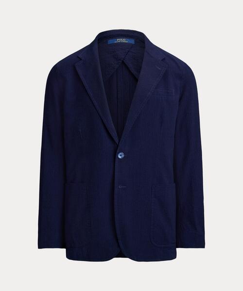 POLO RALPH LAUREN（ポロ ラルフ ローレン）の「Polo ソフト モダン フィット シアサッカー ジャケット（テーラードジャケット・メンズ・ネイビー系1・XS/XL/L/M/S/XXL）」の10枚目の写真