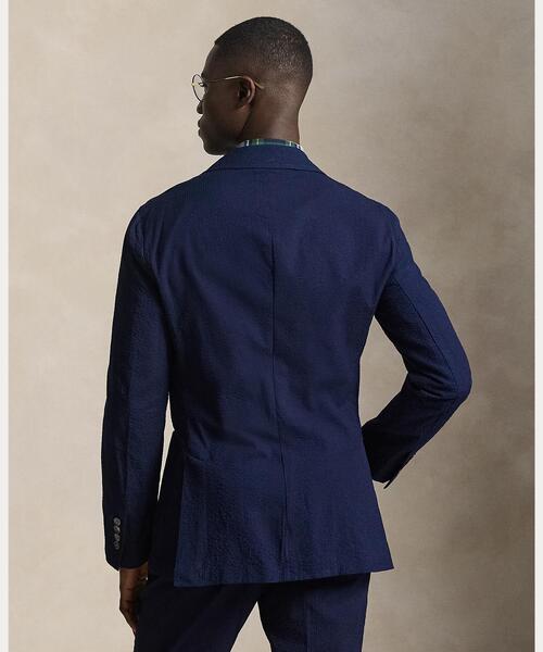 POLO RALPH LAUREN（ポロ ラルフ ローレン）の「Polo ソフト モダン フィット シアサッカー ジャケット（テーラードジャケット・メンズ・ネイビー系1・XS/XL/L/M/S/XXL）」の8枚目の写真