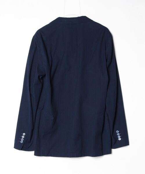 POLO RALPH LAUREN（ポロ ラルフ ローレン）の「Polo ソフト モダン フィット シアサッカー ジャケット（テーラードジャケット・メンズ・ネイビー系1・XS/XL/L/M/S/XXL）」の3枚目の写真