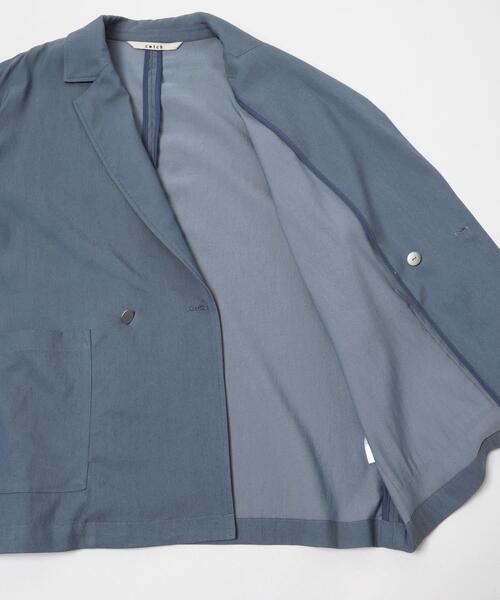 THE GOODLAND MARKET（ザグッドランドマーケット）の「cwtch　DRAWSTRING  LIGHT JACKET（その他アウター・レディース・ブルー/ライトグレー・FREE）」の9枚目の写真