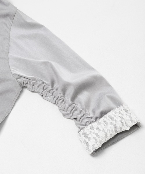 THE GOODLAND MARKET（ザグッドランドマーケット）の「cwtch　DRAWSTRING  LIGHT JACKET（その他アウター・レディース・ブルー/ライトグレー・FREE）」の21枚目の写真