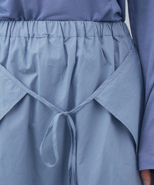 BASERANGE（ベースレンジ）の「BASERANGE DECTI フレアスカート（スカート・レディース・ライトブルー・S）」の6枚目の写真