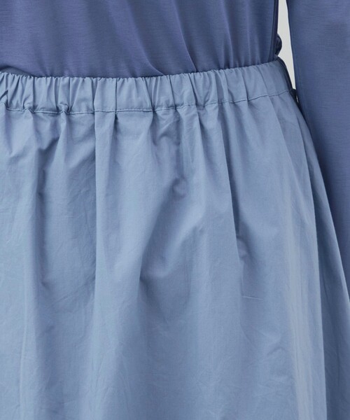 BASERANGE（ベースレンジ）の「BASERANGE DECTI フレアスカート（スカート・レディース・ライトブルー・S）」の7枚目の写真