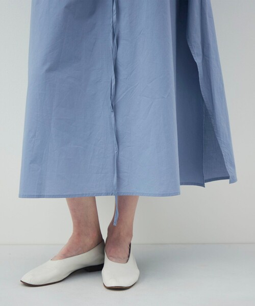 BASERANGE（ベースレンジ）の「BASERANGE DECTI フレアスカート（スカート・レディース・ライトブルー・S）」の8枚目の写真