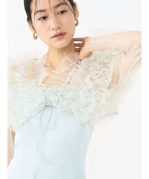 LAGUNAMOON（ラグナムーン）の「LADYチュールボレロキャミワンピース 【オケージョンドレス】（ドレス・レディース）」