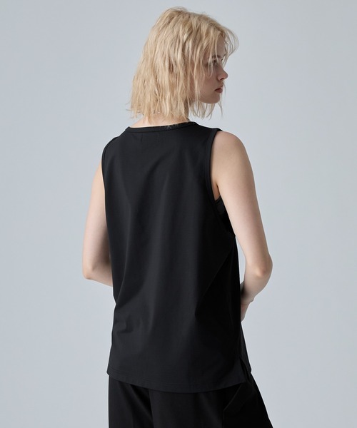 VELNUS(ベルナス)の「【VELNUS】Cool Touch & Easy Care Cropped Layered Tank Top/〈接触冷感・イージーケア〉 クロップドレイヤードタンクトップ(タンクトップ・メンズ・ブラック/ホワイト・L/M/S)」の11枚目の写真