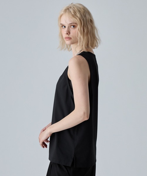 VELNUS(ベルナス)の「【VELNUS】Cool Touch & Easy Care Cropped Layered Tank Top/〈接触冷感・イージーケア〉 クロップドレイヤードタンクトップ(タンクトップ・メンズ・ブラック/ホワイト・L/M/S)」の12枚目の写真