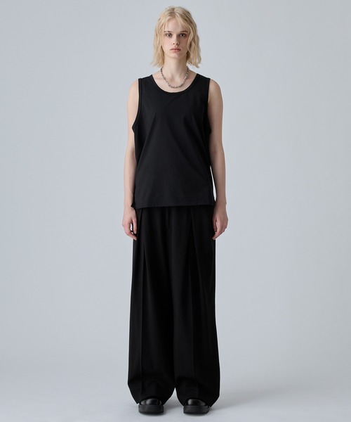 VELNUS(ベルナス)の「【VELNUS】Cool Touch & Easy Care Cropped Layered Tank Top/〈接触冷感・イージーケア〉 クロップドレイヤードタンクトップ(タンクトップ・メンズ・ブラック/ホワイト・L/M/S)」の16枚目の写真