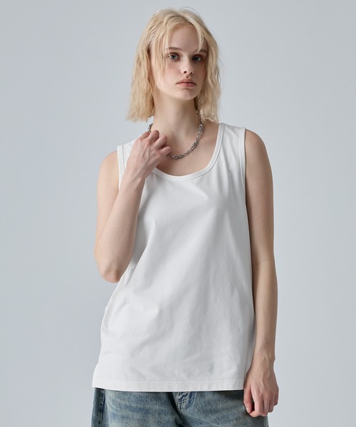 VELNUS(ベルナス)の「【VELNUS】Cool Touch & Easy Care Cropped Layered Tank Top/〈接触冷感・イージーケア〉 クロップドレイヤードタンクトップ(タンクトップ・メンズ・ブラック/ホワイト・L/M/S)」の22枚目の写真