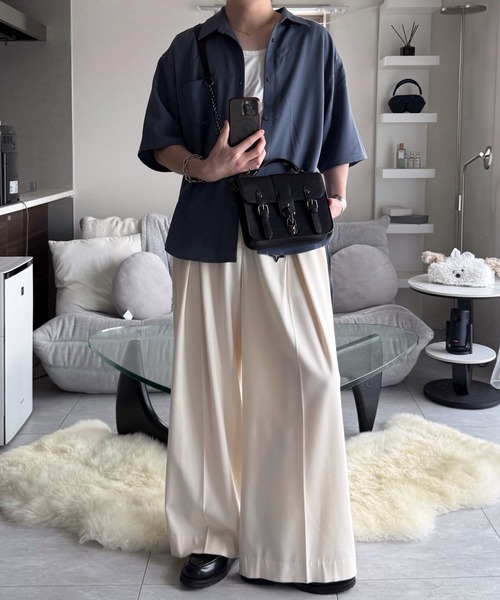 VELNUS(ベルナス)の「【VELNUS】Cool Touch & Easy Care Cropped Layered Tank Top/〈接触冷感・イージーケア〉 クロップドレイヤードタンクトップ(タンクトップ・メンズ・ブラック/ホワイト・L/M/S)」の4枚目の写真
