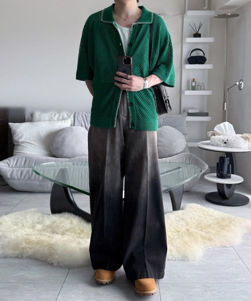 VELNUS(ベルナス)の「【VELNUS】Cool Touch & Easy Care Cropped Layered Tank Top/〈接触冷感・イージーケア〉 クロップドレイヤードタンクトップ(タンクトップ・メンズ・ブラック/ホワイト・L/M/S)」の7枚目の写真