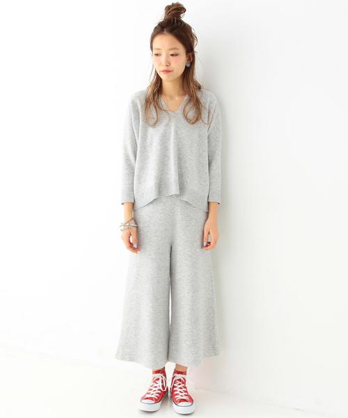 Another Edition（アナザーエディション）の「【WEB店舗限定】ミラノリブセットアップ/ aeBC  ミラノリブSET UP◆（サロペット/オーバーオール・レディース・ライトグレー/ライトブルー/オフホワイト・フリー）」の18枚目の写真