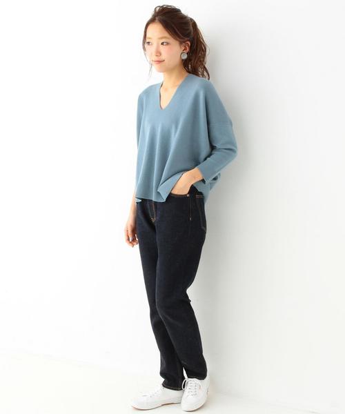 Another Edition（アナザーエディション）の「【WEB店舗限定】ミラノリブセットアップ/ aeBC  ミラノリブSET UP◆（サロペット/オーバーオール・レディース・ライトグレー/ライトブルー/オフホワイト・フリー）」の6枚目の写真