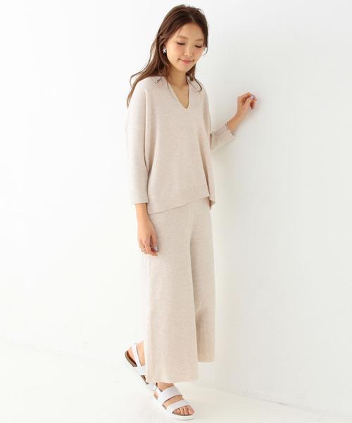 Another Edition（アナザーエディション）の「【WEB店舗限定】ミラノリブセットアップ/ aeBC  ミラノリブSET UP◆（サロペット/オーバーオール・レディース・ライトグレー/ライトブルー/オフホワイト・フリー）」の8枚目の写真