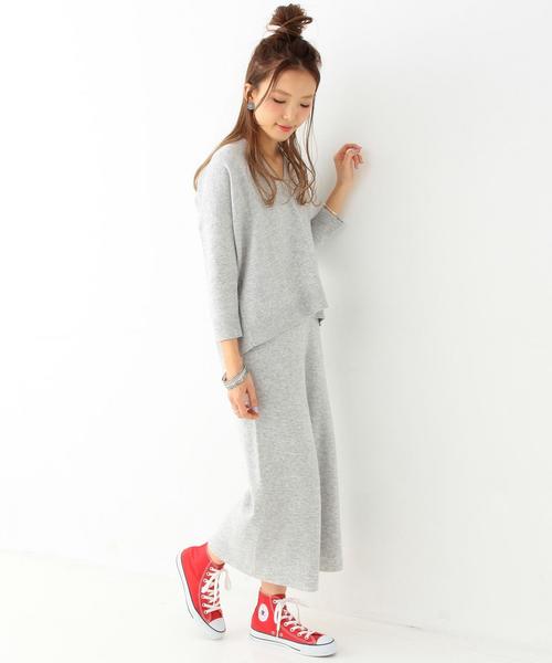 Another Edition（アナザーエディション）の「【WEB店舗限定】ミラノリブセットアップ/ aeBC  ミラノリブSET UP◆（サロペット/オーバーオール・レディース・ライトグレー/ライトブルー/オフホワイト・フリー）」の9枚目の写真