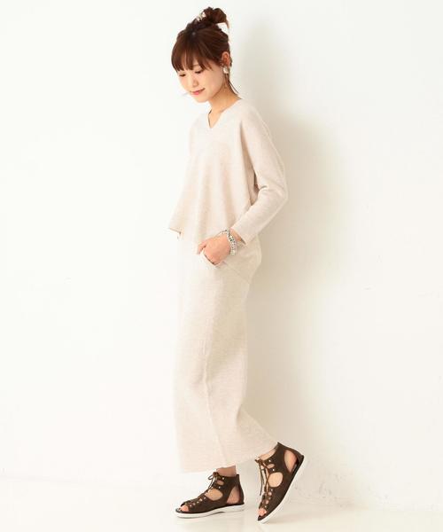 Another Edition（アナザーエディション）の「【WEB店舗限定】ミラノリブセットアップ/ aeBC  ミラノリブSET UP◆（サロペット/オーバーオール・レディース・ライトグレー/ライトブルー/オフホワイト・フリー）」の20枚目の写真