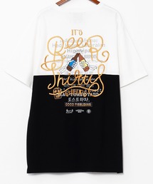 grn（ジーアールエヌ）の「【チャイハネ】YOKOHAMA BEER×grn×Amina ワッタイトメンズTシャツ（Tシャツ/カットソー）」