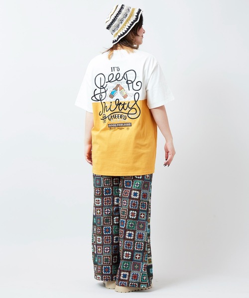 grn（ジーアールエヌ）の「【チャイハネ】YOKOHAMA BEER×grn×Amina ワッタイトメンズTシャツ（Tシャツ/カットソー・メンズ・ブラック/イエロー・L/XL）」の10枚目の写真