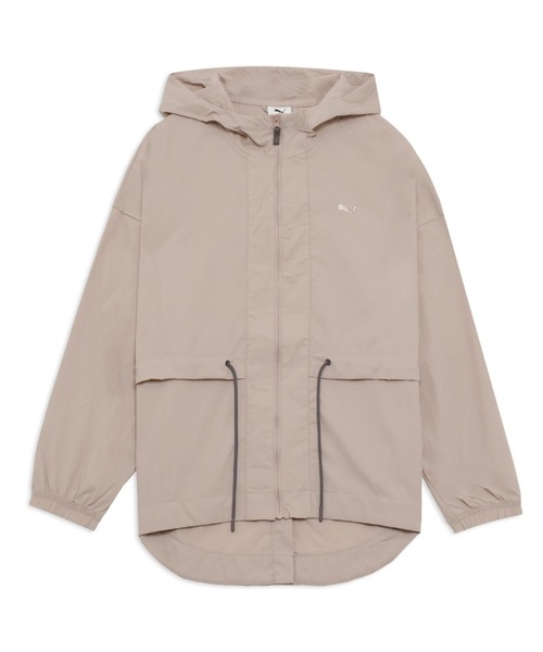 PUMA(プーマ)の「プーマ PUMA ウーブンJKT(ナイロンジャケット・レディース・スモークピンク/ブラック・M/L)」の21枚目の写真