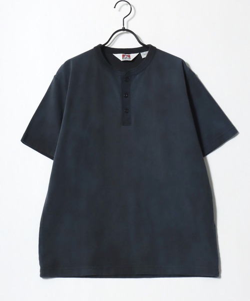 BEN DAVIS(ベンデイビス)の「BEN DAVIS/ベンデイビス CLASSIC SS HENLEY/ヴィンテージ加工 無地 ヘンリーネック 半袖Tシャツ/レディース メンズ(Tシャツ/カットソー・メンズ・ネイビー/ホワイト/ブラック・XL/L/M)」の14枚目の写真
