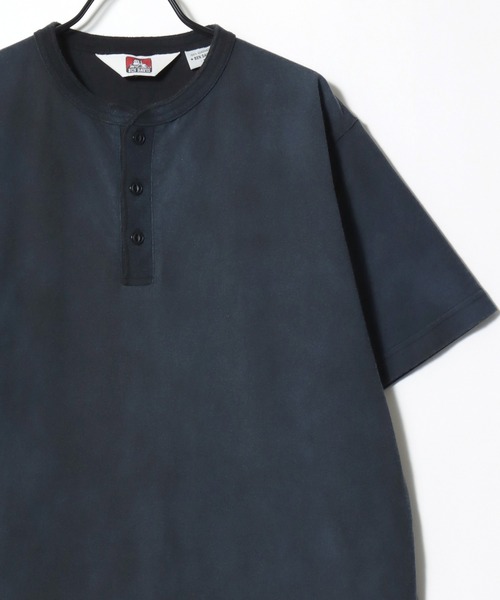 BEN DAVIS(ベンデイビス)の「BEN DAVIS/ベンデイビス CLASSIC SS HENLEY/ヴィンテージ加工 無地 ヘンリーネック 半袖Tシャツ/レディース メンズ(Tシャツ/カットソー・メンズ・ネイビー/ホワイト/ブラック・XL/L/M)」の11枚目の写真