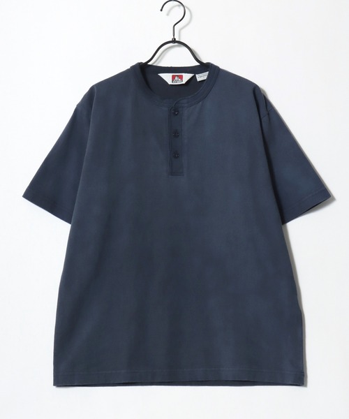 BEN DAVIS(ベンデイビス)の「BEN DAVIS/ベンデイビス CLASSIC SS HENLEY/ヴィンテージ加工 無地 ヘンリーネック 半袖Tシャツ/レディース メンズ(Tシャツ/カットソー・メンズ・ネイビー/ホワイト/ブラック・XL/L/M)」の15枚目の写真