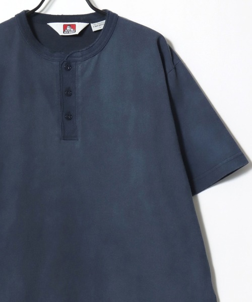 BEN DAVIS(ベンデイビス)の「BEN DAVIS/ベンデイビス CLASSIC SS HENLEY/ヴィンテージ加工 無地 ヘンリーネック 半袖Tシャツ/レディース メンズ(Tシャツ/カットソー・メンズ・ネイビー/ホワイト/ブラック・XL/L/M)」の12枚目の写真