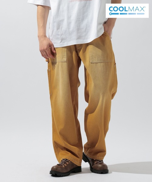 niko and...（ニコアンド）の「COOLMAX ライトデニムペインターパンツ LIGHT PAINTER DENIM PANTS [niko and ...JEANS]（デニムパンツ・メンズ・ブルー/ブラック/サックスブルー/ライトブルー/カーキ/ブラウン/チャコール/インディゴブルー・MEDIUM/LARGE/SMALL）」の3枚目の写真