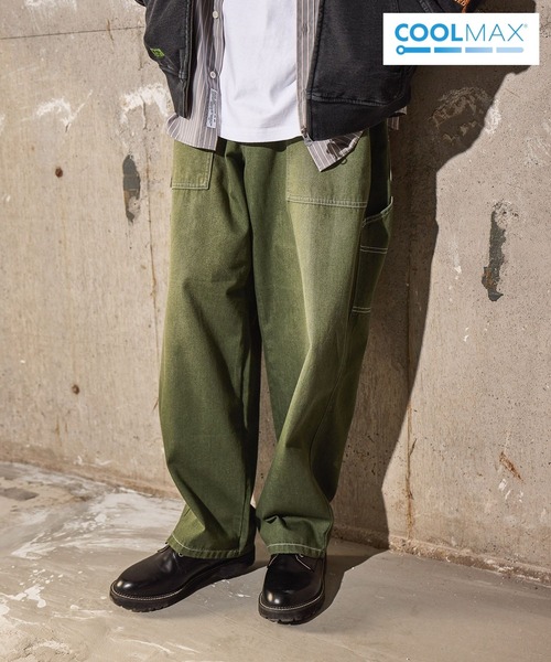 niko and...（ニコアンド）の「COOLMAX ライトデニムペインターパンツ LIGHT PAINTER DENIM PANTS [niko and ...JEANS]（デニムパンツ・メンズ・ブルー/ブラック/サックスブルー/ライトブルー/カーキ/ブラウン/チャコール/インディゴブルー・MEDIUM/LARGE/SMALL）」の4枚目の写真