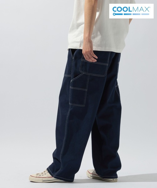 niko and...（ニコアンド）の「COOLMAX ライトデニムペインターパンツ LIGHT PAINTER DENIM PANTS [niko and ...JEANS]（デニムパンツ・メンズ・ブルー/ブラック/サックスブルー/ライトブルー/カーキ/ブラウン/チャコール/インディゴブルー・MEDIUM/LARGE/SMALL）」の7枚目の写真