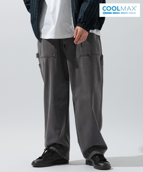 niko and...（ニコアンド）の「COOLMAX ライトデニムペインターパンツ LIGHT PAINTER DENIM PANTS [niko and ...JEANS]（デニムパンツ・メンズ・ブルー/ブラック/サックスブルー/ライトブルー/カーキ/ブラウン/チャコール/インディゴブルー・MEDIUM/LARGE/SMALL）」の2枚目の写真