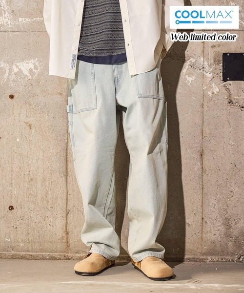 niko and...（ニコアンド）の「COOLMAX ライトデニムペインターパンツ LIGHT PAINTER DENIM PANTS [niko and ...JEANS]（デニムパンツ・メンズ・ブルー/ブラック/サックスブルー/ライトブルー/カーキ/ブラウン/チャコール/インディゴブルー・MEDIUM/LARGE/SMALL）」の13枚目の写真