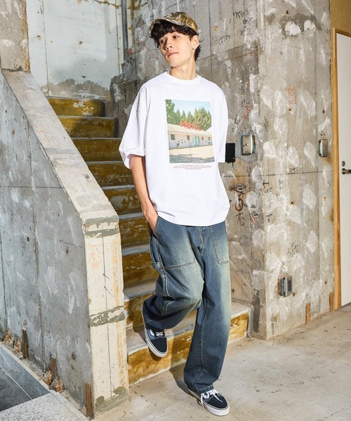 niko and...（ニコアンド）の「COOLMAX ライトデニムペインターパンツ LIGHT PAINTER DENIM PANTS [niko and ...JEANS]（デニムパンツ・メンズ・ブルー/ブラック/サックスブルー/ライトブルー/カーキ/ブラウン/チャコール/インディゴブルー・MEDIUM/LARGE/SMALL）」の17枚目の写真